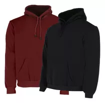 Paquete De 2 Sudaderas Hoodie Capucha Hombre Felpa Gruesa