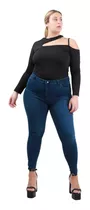 Jeans Mujer Chupin Elastizado Talle Grande