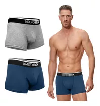 Pack X2 Bóxer Kristo Belga Briefs Masculinos Surtidos El Rey