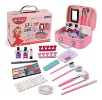 Set De Maquillaje Para Niñas Estuche Cofre  Tocador Juguete