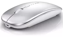 Mouse Silencioso Inalámbrico Bluetooth 5.0 De Carga Portátil