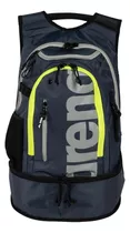 Mochila De Natación Arena Fastpack 3.0 Color Azul Navy Neon Yellow (103) 40 Litros De Capacidad Óptima Distribución Del Espacio Y Control De La Humedad Deportiva