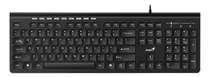 Teclado Genius Slimstar Ultra Delgado Usb Color Negro