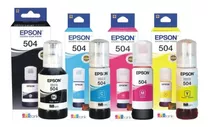  Botellas Tinta Original Para Epson A3 L14150 Pack 4 Colores