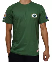 Camiseta Mitchell & Ness Nfl Green Packers Masculino Verde