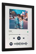 Quadro Personalizado Musica Interativo Spotify C Vidro A5 