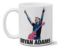 Taza De Cerámica Bryan Adams Importada Ideal Para Fanáticos.