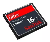 Compact Flash 16gb Sandisk 30mb Cartão De Memória Cf Class