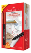 Marcador Caneta Retroprojetor Faber Castell 1.0mm Cx C/ 12un