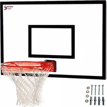 Tablero Basketball Madera Aro Rebotador 45cm Spalding Nba