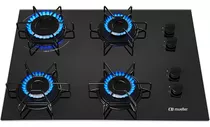 Cooktop 4 Bocas Mueller Mcg114bg1 Ultra Chama Preto Bivolt