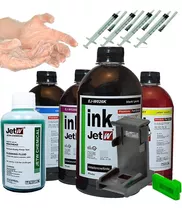 1350ml Kit Tinta Recarga Cartucho 664 Hp 2136 3636 + 2 Snap