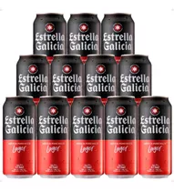 Cerveza Estrella Galicia Lager Lata 473ml X12 Unidades Otec