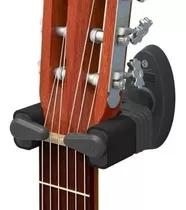 Suporte P Guitarra, Baixo, Violão Parede C/ Trava Automática Cor Preto