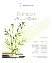 Bloco Hahnemuhle Bamboo 265g/m2 30x40cm 25 Folhas