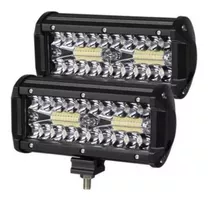 2 Barras Faros Auxiliar Led 120w 40 Leds Cree Spot/flood 4x4