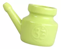 Neti Pot De Cerámica Pot Agarre Cómodo Para Verde Verde