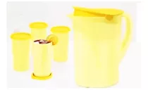 Set De Jarra Mmurano Jumbo Y 4 Vasos Caribe Tupperware