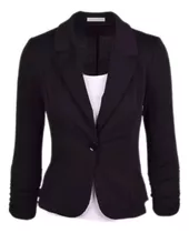 Blazer Feminino De Bengaline Fashion Alta Costura Social