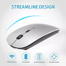 Mouse Bluetooth Recargable Ios Android Pc Macbook iMac iPad