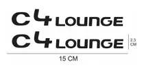 Par De Adesivo Emblema Citroen C4 Lounge  20 Opções De Cores