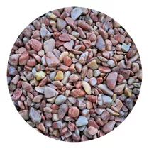 Piedra Decorativa Mármol Rosa Chica 1/2  Jardín 2.5kg