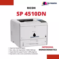 Impresora Ricoh Sp 4510dn Alto Rendimiento