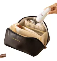 Bolso Para Cosméticos Maquillaje Portátil Negro 