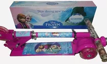 Patinete Frozen 3 - Freio E Roda Gel - Infantil Menina