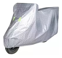 Carpa Funda Cubre Moto Impermeable Uv Peva(vinilo) + Algodon