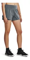 Short Under Armour Flex Woven 2 In 1 Mujer Training Gris