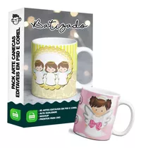 80 Artes Para Caneca Batizado Editável Em Psd E Corel