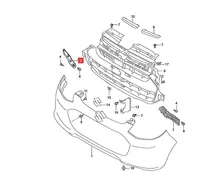 Guia Paragolpe Delantero Der. Suzuki Alto 800 Ga 2016-19