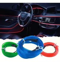 Tira Led Interior Para Auto / 5m / Flexible Rojo/azul/verde