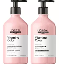 Shampoo 500ml + Acondicionador 500ml Loreal Vitamino Color