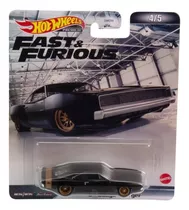 Hot Wheels 68 Dodge Charger Rapido Y Furioso Color Negro