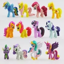 My Little Pony Celestia Kit Com 12  Poneys Meu Querido Poney