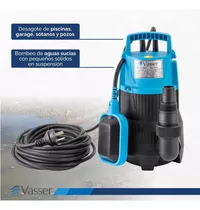 Bomba Desagote Achique Vasser Agua Sucia 1/2 Hp 6 M Cable