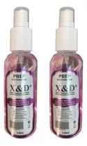 Kit C/2 Spray Preparador X&d 120ml Para Cuidados Da Unha Gel Cor Rosa