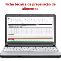 Planilha Ficha Técnica Para Preparações De Alimentos