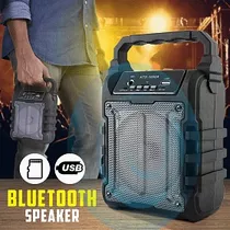 Bocina Altavoz Mediana Recargable Bluetooth Karaoke