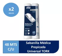 Sabanilla Médica Prepicada Industrial Tork 2 Rollos X 48 Mts