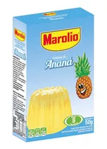 Pack X 18 Unid. Gelatina  Anana 50 Gr Marolio Gelati Pro