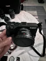 Canon Eos M3 + Kit  5 Lentes Canon + Accesorios Originales
