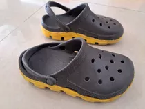 Crocs Duet Sport Clog Kids Niño Gris, Talle 12c