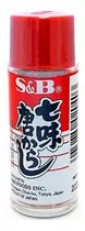 Pimenta Vermelha Em Pó Shichimi Togarashi S&b - 15 Gramas