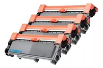 Kit Com 04 Toner Para Uso Brother Tn-2370 Tn2340 Tn660 L2540