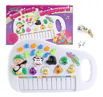 Brinquedo Infantil Teclado Musical Sons Fazendinha Diversão