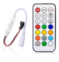 Controlador Led Rf 21 Teclas Led Inteligente Ws2811 Ws2812b