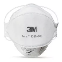 Máscara 3m Aura 9320+br Pff2 N95 Respirador S/ Válvula 1 Un